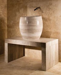 Sinuous Marble Bathrooms Image 3