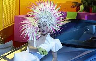 Spiky Neon Headdresses