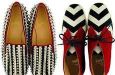 Zebra-Striped Footwear