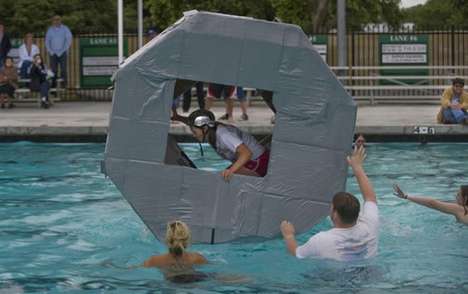 Giant Floating Hamster Wheels