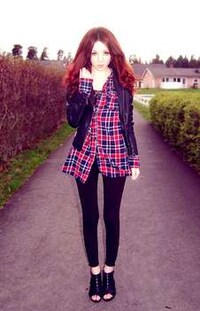 Exaggerated Red Locks Image 7