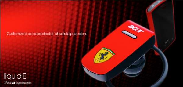 Supercar Smartphones : Acer Liquid E Ferrari