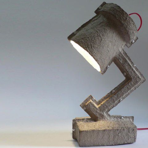 Egg Carton Lamps