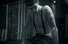 Half-Dressed Hipster Shoots