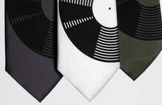 Vintage Record Ties
