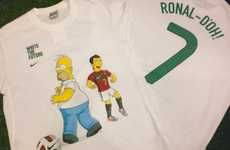 Simpsonized Soccer Shirts