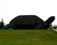 Recycled Rim Mega Sculptures Image 4