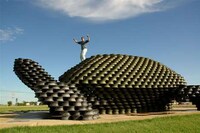 Recycled Rim Mega Sculptures Image 8