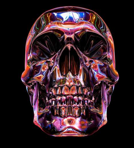 Chromatic Skull Art