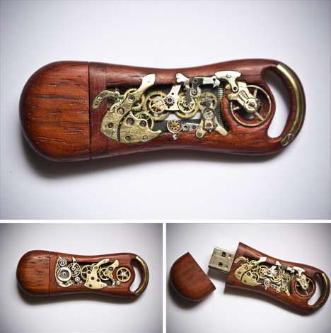 Steampunk Flash Drives