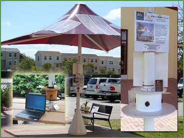 Solar-Powered Umbrellas
