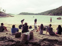 Behind-The-Scenes Beach Shots Image 3