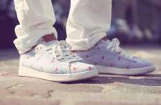 Classy Seersucker Sneakers