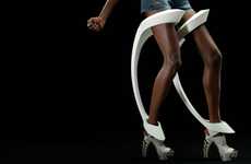 Leg Brace Fashion Shoots