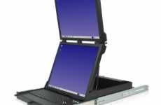 Laptop With Dual 19-inch Flat Panels