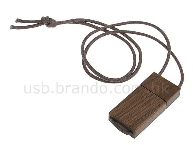Wooden USB Necklace
