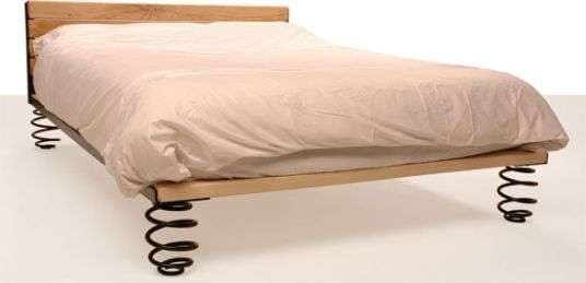 A Bed with Shock Absorbers