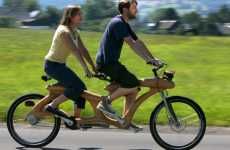 Two-Man Wooden Bikes