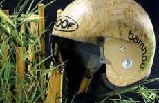 Bamboo Motorcycle Helmet