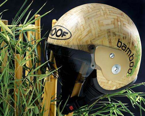 Bamboo Motorcycle Helmet
