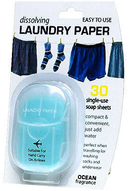 Paper Laundry Detergent