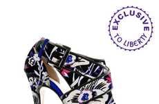 Flower Power Printed Heels