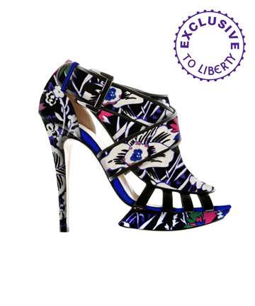 Flower Power Printed Heels