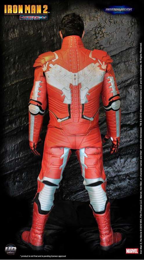 Iron man motorcycle fashion suit