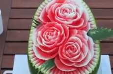 Melon-Made Flower Gardens