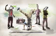 Digitalized Breakdancing Art