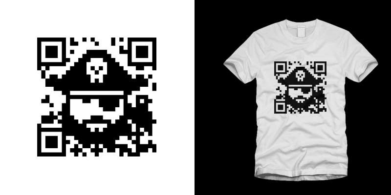 Pixelated Pirate Fashion
