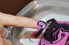 DIY Marbled Nails