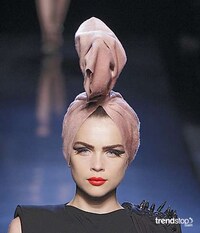 Oversized turban- Jean Paul Gaultier