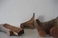 Chunky Wooden Toy Cars