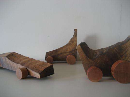 Chunky Wooden Toy Cars