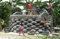 Earthquake-Resistant Tire Homes