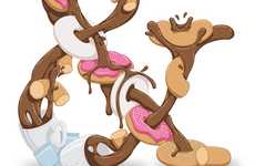 Food Typography Illustrations