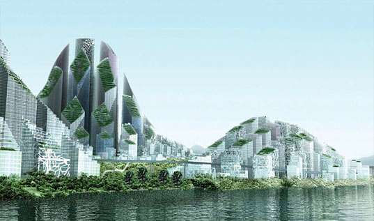 Hilly Geometric Buildings