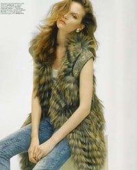 Layered Fur Vests Image 3