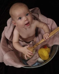 Jubilant Baby Photography Image 8
