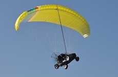 Parachute-Powered Vehicles