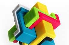 Colorful Mind Teaser Cubes