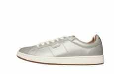 Metallic Mesh Sneakers