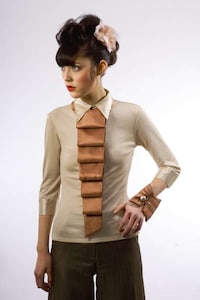Elaborate Ruched Neckwear Image 7
