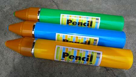 Pencil Crayon Parasols