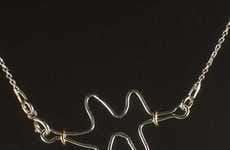 Wiry Puzzle Pendants