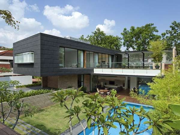 Geometric Brick Homes