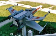 Sci-Fi Fighter Mailboxes
