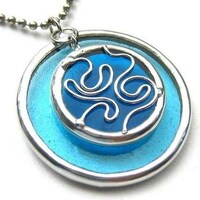 Spiral Stained Glass Pendants Image 5