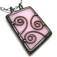 Spiral Stained Glass Pendants Image 7